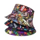 Chapeau de Protection solaire d'été pour hommes et femmes casquette Panama imprimée Hip Hop Gorros