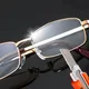 Lunettes de lecture à monture métallique pour hommes et femmes lunettes de presbytie loupe haute