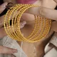 Ensembles de bracelets de manchette minces de couleur or pour femmes bracelets larges bracelets de