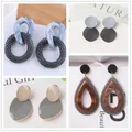 Boucles d'oreilles pendantes en résine acrylique nickel é pour femmes boucles d'oreilles pendantes