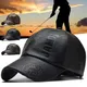 Casquette de baseball en cuir pour hommes casquettes de sport à la mode chapeau militaire de