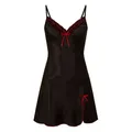 Robe de nuit en dentelle pour femmes vêtements de nuit sexy chemise de nuit en satin chemise de