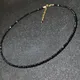 Collier Boho de perles en cristal pour femmes tour de cou chaîne de clavicule tissée à la main