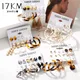 17KM femmes boucles d'oreilles ensemble acrylique perle boucles d'oreilles pour femmes bohème