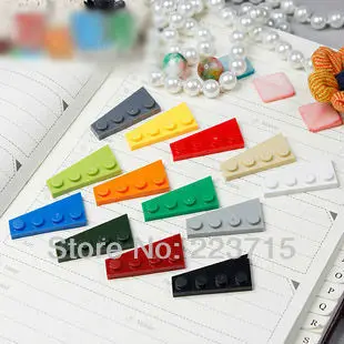 Briques à assembler S067 41769, 20 pièces, aile 2x4 droite, bloc de bricolage, compatible avec les particules à assembler