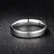 MANGOSKY-Bague en Titane Personnalisée pour Homme et Femme Bague Gravée Personnalisée 4mm 6mm