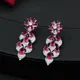 Boucles d'oreilles en forme de goutte d'eau pour femmes bijoux de luxe rouge Rose Hyperbole