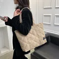 Sac à main en toile pour femmes fourre-tout de Shopping en coton doux à la mode