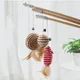 Jouets interactifs en forme d'animaux pour chats accessoires en laine pour animaux de compagnie