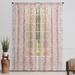 Chanasya Embroidered Vine Kitchen Bedroom Sheer Window Curtain Panel Pair (Set of 2)