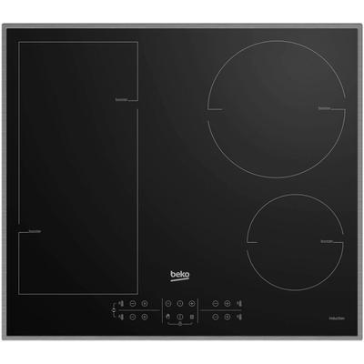 BEKO Flex-Induktions-Kochfeld "HII 64200 FMTX", silber (edelstahlfarben), B:58cm H:5,2cm T:51cm, Kochfelder Image