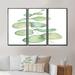 Gracie Oaks Eucalyptus Branch on White III - 3 Piece Floater Frame Print on Canvas Metal in Green | 32 H x 48 W x 1 D in | Wayfair