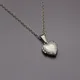Collier pendentif cadre photo petit coeur pour hommes et femmes breloques coeur d'amour médaillon