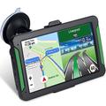 TOUTBIEN Sat Nav, 7 inch GPS Navigation for Car Truck HGV Lorry Motorhome with Driver Alerts, Lane Guidance, POI, UK Europe Maps Installed & North America Map Downloadable & Free Update Annually