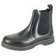 Grafters, M186A-9 Leather Gusset Chelsea Boot Black size 9 UK