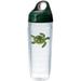 Orchids Aquae Green Turtle Tumbler w/ Emblem & Hunter Green w/ Gray Lid 24Oz Water Bottle, Clear Plastic/Acrylic | Wayfair XXF7451W4HWKRRD8