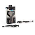 V PARTS Leve Pieghevoli 177mm CNC Nero/Alluminio Viti con Adattatori by Pair BMW, nero