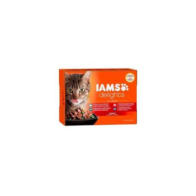 Les Tendances - Iams Delights Katzennassfutter See Collection in Gelee 12 x 85 g Nassfutter