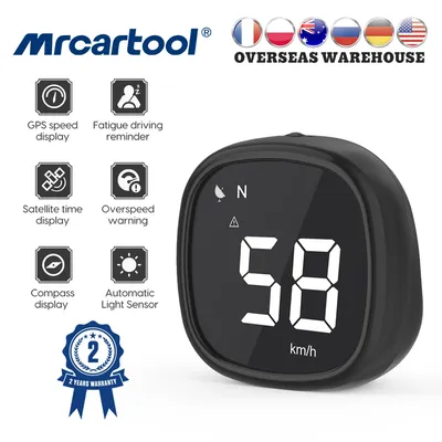 MRCARTOOL – Mini GPS OBD pour voiture M30 affichage tête haute compteur de vitesse Hud alarme de