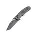 Hogue Sig K320 Tactical Folding Knife 3.5in Black Finish CPM-S30V Tanto Gray Handle Polyamide Nylon 12 Handle 36362