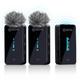 BOYA Wireless Lavalier Microphone System, by-XM6 2.4GHz Dual Lavalier Mic Lapel Microphone for iPhone/Android, DSLR Camera Microphone Real-time Audio Monitor Recording Vlog Transmitter 2 + Receiver 1