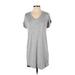 Antistar Casual Dress - Shift: Gray Print Dresses - Women's Size X-Small