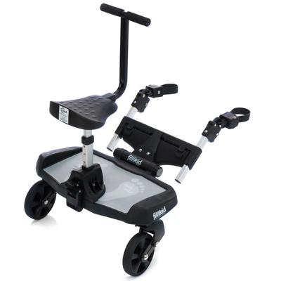 Buggyboard FILLIKID "Filliboard Wide, schwarz", Baby, schwarz, Kunststoff, Aluminium, Buggyboards, 2-teilig Image