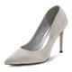 High-Heel-Pumps LASCANA Gr. 39, grau (hellgrau) Damen Schuhe Pumps