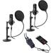 Movo Photo MPB-UC 2-Person Smartphone Podcast Recording Bundle for USB Type-C Mobile D MPB-UC