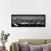 East Urban Home 'Los Angeles Skyline Cityscape' Photographic Print on Canvas Canvas, Wood in Black/Gray/White | 16 H x 48 W in | Wayfair