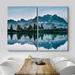 IDEA4WALL Canvas Print Wall Art Set Scenic Mountain Forest Lake Reflection Nature Wilderness Photography Realism Decorative Landscape Multicolor Zen F | Wayfair