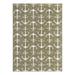 132 x 94 x 0.13 in Rug - Unique Loom Glidden Machine Made Power Loom Plastic Indoor/Outdoor Rug in Green/Ivory | 132 H x 94 W x 0.13 D in | Wayfair