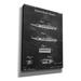 17 Stories Fountain Pen Blueprint Patent Chalkboard - Wrapped Canvas Print Canvas in Black/White | 16 H x 12 W x 0.75 D in | Wayfair