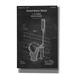 17 Stories Water Closet Blueprint Patent Chalkboard - Wrapped Canvas Print Metal in Black/White | 40 H x 26 W x 1.5 D in | Wayfair