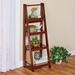 Latitude Run® Zeda 46.75" H x 13.63" W x 15.63" D Ladder Shelf Wood in Brown | 46.75 H x 13.63 W x 15.63 D in | Wayfair