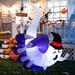 The Holiday Aisle® Halloween Inflatable Polyester in Black/Indigo/White | 72 H x 55.2 W x 36 D in | Wayfair 0DCF314020C94F76B584747732DD56F8