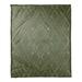 East Urban Home Diamond Throw-Blanket Microfiber/Fleece/Microfiber/Fleece in Green | 60 H x 50 W in | Wayfair 00420665D65F44AD9E487B0183ED011B