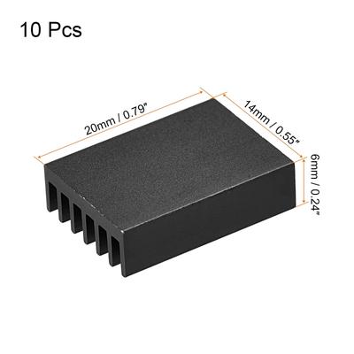 Electronic Coolers Aluminium Heatsink for CPU