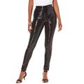 Plus Size Women's Sequin Legging by Roaman's in Black (Size 38/40) Made in USA Stretch Pants