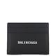 Balenciaga Kartenetui LOGO CASH CARD GRAINED CALF LEATHER HOLDER, schwarz, Einheitsgröße