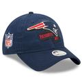 Women's New Era Navy England Patriots 2022 Sideline Adjustable 9TWENTY Hat