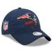 Women's New Era Navy England Patriots 2022 Sideline Adjustable 9TWENTY Hat