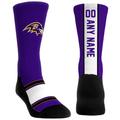 Youth Rock Em Socks Baltimore Ravens Custom Jersey Crew