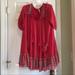Free People Dresses | Free People Mini Dress M | Color: Red | Size: M