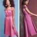 Anthropologie Dresses | Anthropologie Mona Off The Shoulder Dress Maeve Size Xs Purple Pink Magenta S | Color: Purple | Size: S