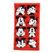 Disney Bath | Disney Mickey Mouse Towel Kids Beach Throw Towel Boys Girls Swim Character Faces | Color: Black/Red | Size: Os