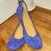 Nine West Shoes | Nine West Cobalt Blue Suede Flat | Color: Blue | Size: 6