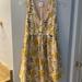 Anthropologie Dresses | Anthropologie Dra Yellow Floral Casual Dress Sz Small New | Color: Tan/Yellow | Size: S