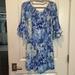 Lilly Pulitzer Dresses | Lilly Pulitzer Romper Size S Catch & Keep Print | Color: Blue | Size: S