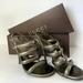 Gucci Shoes | Great Condition Femme Fatale Metallic Strappy Gucci Heels In Box Size 5 | Color: Black/Silver | Size: 5